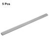 HARFINGTON 5pcs Cord Hider Wall 15inx0.8inx0.4in (LxWxH) PVC Cable Cover Self Adhesive Wire Hider Wall Mounted TV Cable Raceway for Cables Management (75in Total Length),Grey view 3