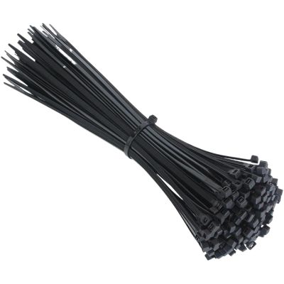 Zip Tie 1000pcs Tie Set Self-locking plastic nylon black Fastening wraps Strap for Indoor And Outdoor(4x150)