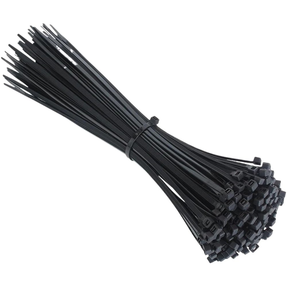 Zip Tie 1000pcs Tie Set Self-locking plastic nylon black Fastening wraps Strap for Indoor And Outdoor(4x150)