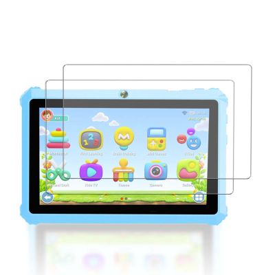 2-Pack Screen Protector for YINOCHE KIDS711 7 Inch kids tablet, 9H Hardness Tempered Glass for YINOCHE KIDS711 Kids Tablet Anti-Scratch, Bubble Free, HD Clarity