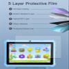 2-Pack Screen Protector for YINOCHE KIDS711 7 Inch kids tablet, 9H Hardness Tempered Glass for YINOCHE KIDS711 Kids Tablet Anti-Scratch, Bubble Free, HD Clarity view 3
