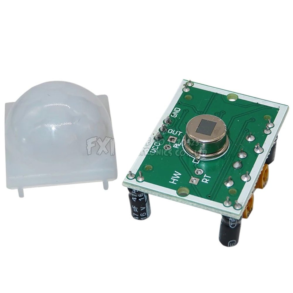 1Pcs Sr501 Hc-Sr501 Adjust Pyroelectric Infrared Pir Module Motion Sensor Detector Module New
