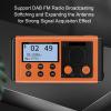 Wisoqu Emergency Radio, 10000mAh Solar Hand Crank Weather Radio, BT Speaker with FM Broadcast, IPX6 Water Proof, for Outdoor Lighting and Power Backup (Orange) view 3