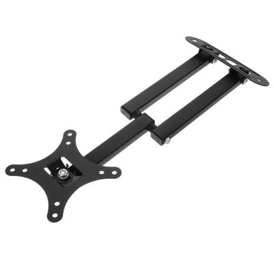 NUOBESTY LCD Monitor Mount with Extension Arm Swivel Tilt Tv Wall Mount for Screens Easy Installation and Modern Design for Use