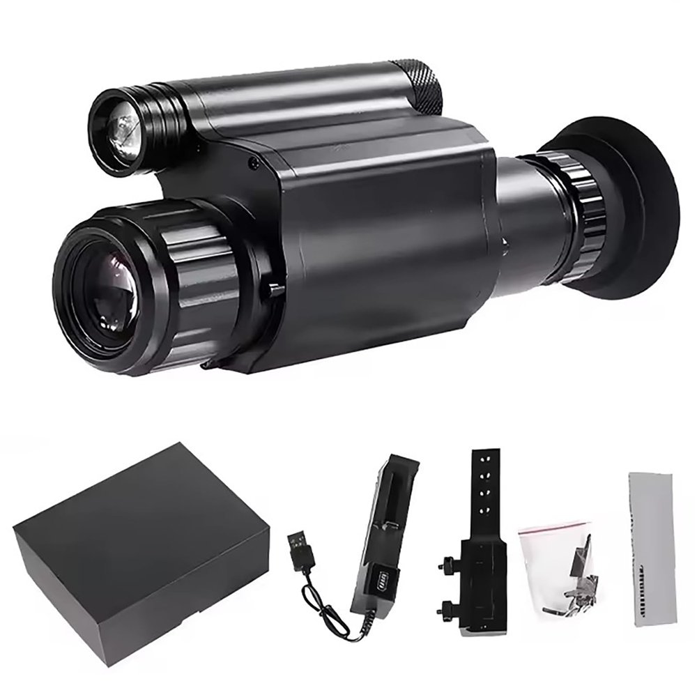 SKIOVEMI Night Vision Scope, 940Nm Infrared HD Digital Night Vision Monocular Camera/Night Vision Goggles 50Mm Focal Lens for Night Hunting Camping