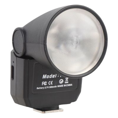 Yoidesu Universal Mini Camera Flash Portable Hot Shoe Flashlight GN8 6500K CRI97 with Retro Design Lightweight Fill Light for DSLR Digital Cameras
