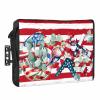 4th of July Outdoor TV Cover 40-43 Inch Weatherproof, Independence Day Star Botanical Red Striped Oxford Heavy Duty Waterproof Outside Flat Screen TV Cover Protector for Television Outdoor Accessories view 1