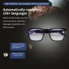 Bewinner Ai Translation Smart Glasses for Men Women - 100 Languages Real Time Smart Translator, Glasses with Built in Microphone and Speaker for Travel Music Calls (Black) view 3