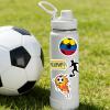 100 PCS Soccer Stickers, Vinyl Waterproof Sticker for Water Bottles Laptop Scrapbook, Soccer Gifts for Girls Boys, Soccer Party Favor and Christmas Stocking Stuffers view 3