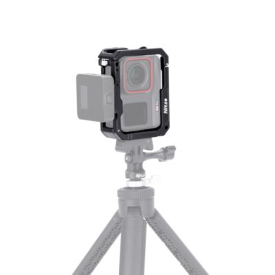 Camera Cage Nitze Aluminum Cage for Ace Pro 2/ Ace Pro/Ace Action Camera, with Built-in Cold Shoe, Magnetic Quick Release Interface