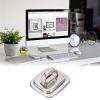Zunate Anti Theft Security Anchor Base for Laptop Tablet Monitor,Heavy Duty Zinc Alloy Fixed Plate with Adhesive Screws, Desk Mount Computer Lock Hardware view 2