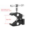 ZJchao Clamps, Clamp Camera Mount Aluminium Alloy with Hot Shoe Mount for Monitor DSLR Camera view 4