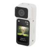 Zunate Wearable Sports Camera, 2.7K Magnetic Thumb Camera, POV Video Recorder with 180 Rotating Lens for Travel, Pet Walking, Vlogging (White) view 1