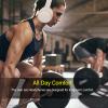 YUEHISY Over Ear Wireless Headphones, Deep Bass Stereo Over The Ear Headset with Foldable Deisgn, Comfortable Wear, for Travel (Khaki) view 2