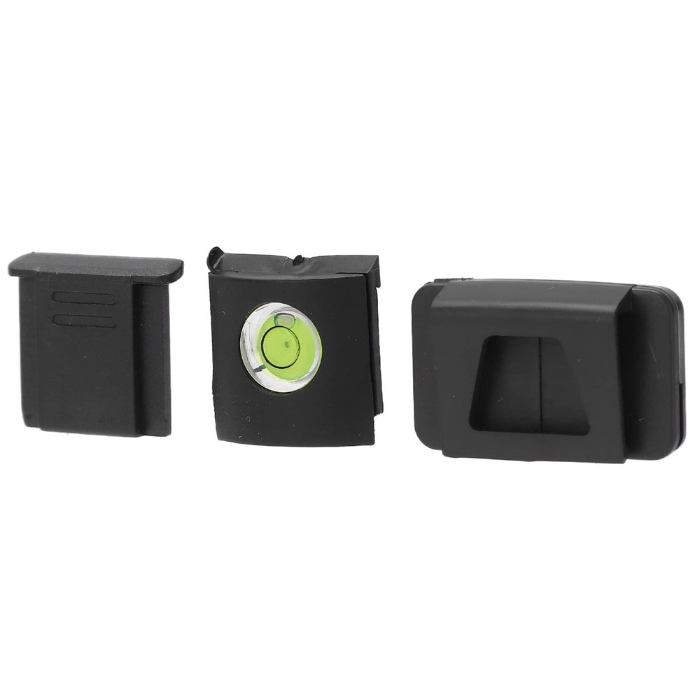 BRRNOO Camera Viewfinder Eyepiece with Cold Shoe Cover, Replaceable Rubber Eye Cup for DK-5 - Plastic and Rubber Design