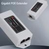 Yunir 2 Port Gigabit PoE Extender,1 in 2 Out Indoor PoE Repeater Support IEEE802.3af at with 1000Mbps,Long Distance Transfer Wall Mount Plug and Play Space Saving for Home Hotel view 2