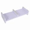 Acouto Desktop Stand Riser for Computer, Laptop & TV - Purplish White Wooden Shelf for Office Desk view 3