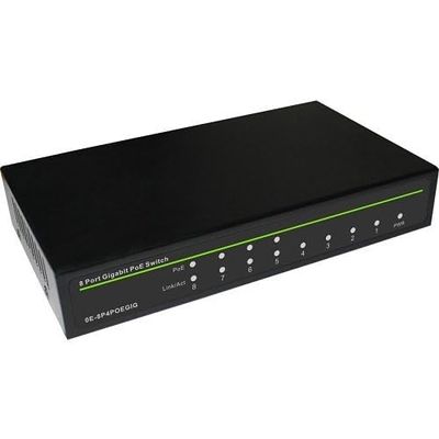 0E-8P4POEGIG 8-Port Fast Ethernet Gigabit PoE Switch (4-Port PoE 4 Port Uplink)