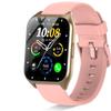 DUSONLAP Smart Watch for Men Women (Answer/Make Calls), 1.85" HD Fitness Watch with Heart Rate and Sleep Monitor, 110+ Sports Modes Smartwatch, IP68 Waterproof Activity Tracker for iOS/Android, Pink view 1