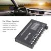 Equalizer Car Audio, Adjustable 5 Bands Precise Tuning Eq Tuning Crossover Amplifier Car Graphic Equalizer view 2