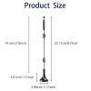 SHUKEFER Dual Band WiFi Antenna 2.4GHz 5GHz 5.8GHz 12dBi RP-SMA Male Antenna with Magnetic Base 1.5M/4.92FT for TV Computer Camera Monitor Car Wireless Network Devices WiFi Router External Antenna view 2