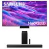 Samsung QN55QN80FAFXZA 55 Inch Neo QLED QN80F Series Supreme UHD 4K TV with a HW-B750F B Series Soundbar 5.1 Ch and Subwoofer (2025) view 1