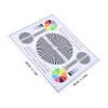 Angoily CCTV Camera Calibration Tool Lens Test Chart for Focus Adjustment Monitoring Systems Alignment Card Security Camera Testing Easy to Use Calibration Wheel view 2