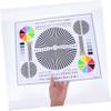 Angoily CCTV Camera Calibration Tool Lens Test Chart for Focus Adjustment Monitoring Systems Alignment Card Security Camera Testing Easy to Use Calibration Wheel view 4