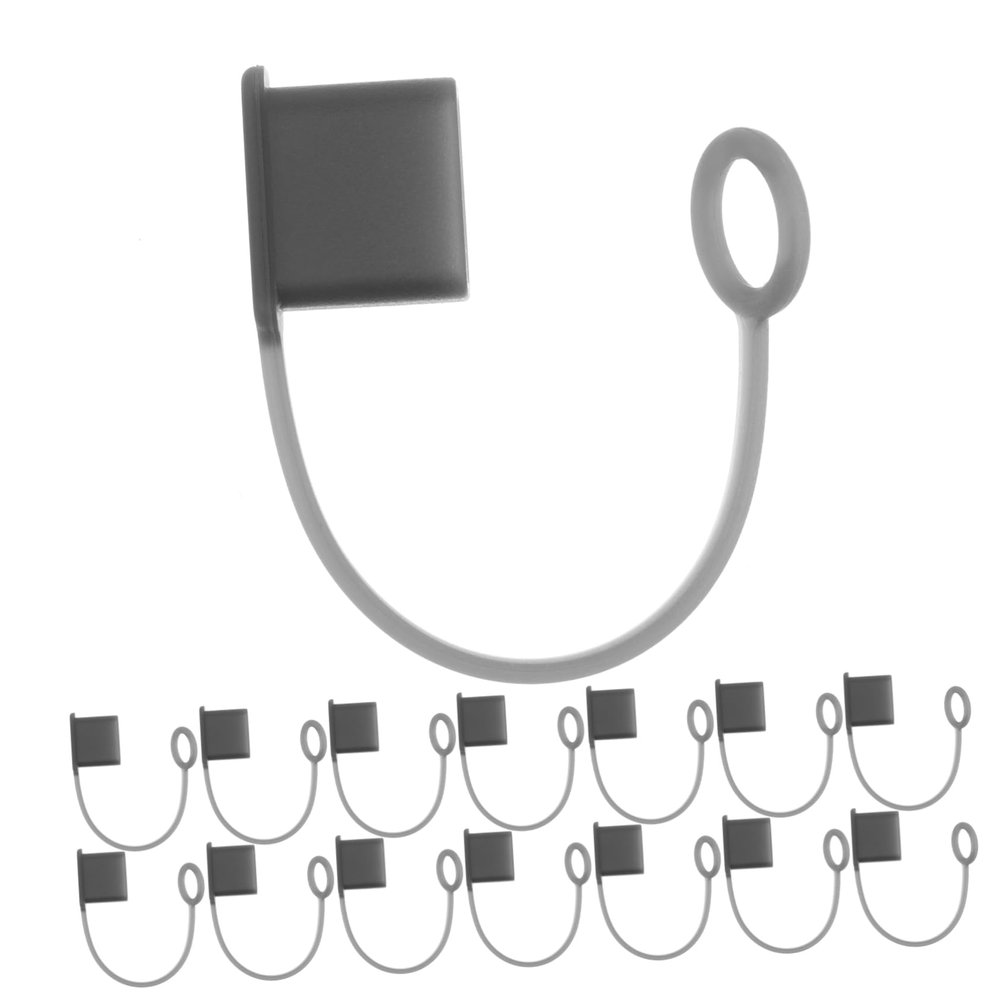 HOODANCOS 30pcs USB Type Plugs Cover Data Cable Protection Cover Charging Port for Laptop Smartphone Tablet