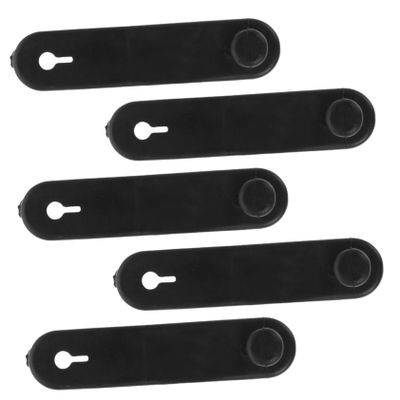 AKOOSY 5pcs Silicone Cable Tie Tension Strap for Motorcycle Brake Lines Wire Management Versatile Organizers for Electric Scooters Cables Portable and Easy to Use