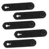 AKOOSY 5pcs Silicone Cable Tie Tension Strap for Motorcycle Brake Lines Wire Management Versatile Organizers for Electric Scooters Cables Portable and Easy to Use view 1