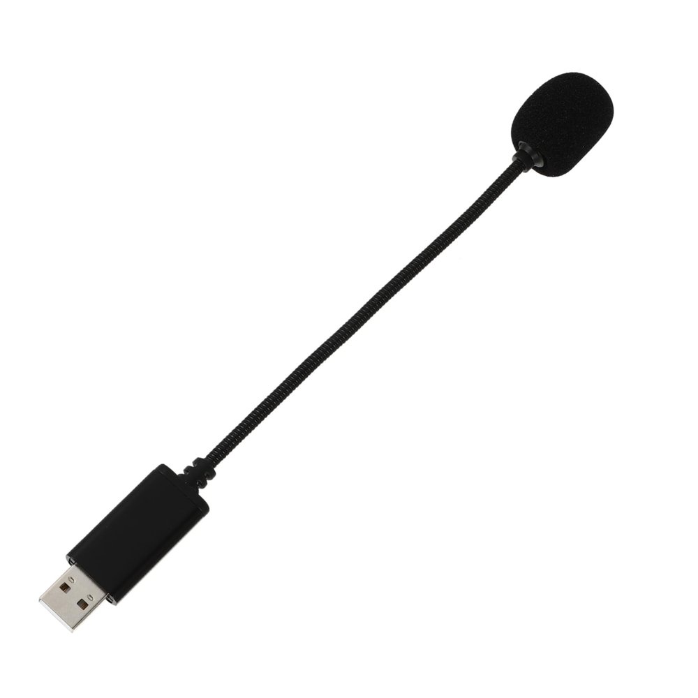 BESPORTBLE USB Gooseneck Microphone for Computer Flexible Condenser Mic for Streaming and Recording Compatible Laptops Includes Noise-Canceling Design