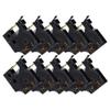 10PK 45013 Compatible D1 Label Tape for Various LabelManager Printers 45013 45010 45018 40913 43613 in 9mm Sizes(Gold on Black) view 1