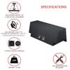 10" Dual Sealed sub Box, fits 2008-2024 Challenger car Audio Speaker Box subwoofer Enclosure view 2