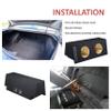 10" Dual Sealed sub Box, fits 2008-2024 Challenger car Audio Speaker Box subwoofer Enclosure view 3