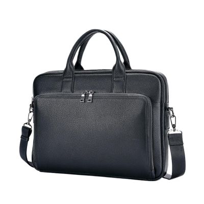 88JUNYh Leather Briefcase for Women Men's Business Briefcase Large Capacity Laptop Bag