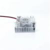1pc 5V 12V 24V 0.1A 4010 4CM 40mm 40x40x10mm BGA LED Fan Graphics Card Fan with Heat Sink Cooler Cooling Fan 2pin(24V 2PIN,Blue LED_NO RGB) view 3