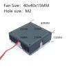 1pc 5V 12V 0.1A 40mm 4cm BGA Fan Graphics Card Fan with Heat Sink Cooler 40mm 40x40x15mm 4010 Cooling Fan 2Pin(USB 30CM,4000RPM_5V) view 3
