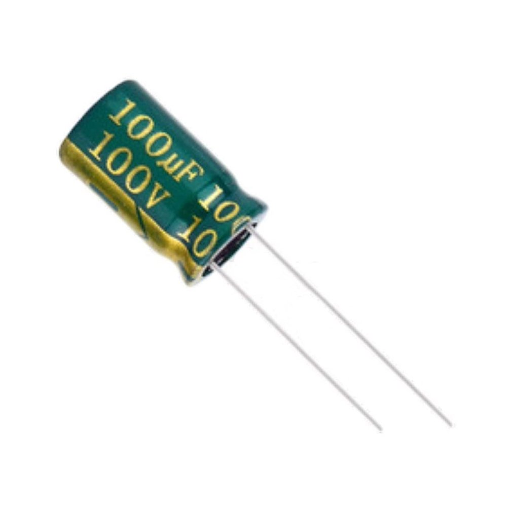 10-20pcs 100V100UF 100V 100UF 10 * 17MM 10 * 20MM Low ESR/impedance High Frequency Aluminum Electrolytic Capacitor(10X17MM 20PCS)