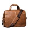 88JUNYh Leather Briefcase for Women Briefcase Men's Cowhide Handbag Business Travel Retro Computer Bag for 15 Inch Laptop view 1