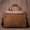 88JUNYh Leather Briefcase for Women Briefcase Men's Cowhide Handbag Business Travel Retro Computer Bag for 15 Inch Laptop view 4