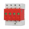 4P 10KA~100KA 275V 385V 420V AC 3P+N SPD House Surge Protector Protective Low-Voltage Arrester Device Lightning Protection(420V,10KA-20KA) view 1