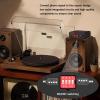 Mini MM/MC Phono Preamp, Turntable Preamplifier, with Volume Controls, and 3.5mm Headphone Out, for LP Vinyl Turntables/Record Players view 2
