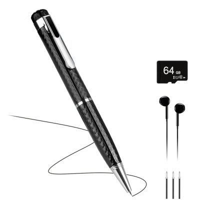 64GB Voice Recorder with Noise Cancellation - Clear Audio for Meetings, Lectures, Interviews | Portable Digital Recorder for Students & Professionals