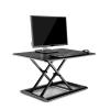 ADBWEKKF ID-30 Aluminum Easy Up Height Adjust Sit Stand Desk Riser Foldable Laptop Desk Monitor Holder Stand with Keyboard Tray(Black) view 3
