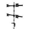 ADBWEKKF 13-27" General 4Screen Monitor Holder Desktop Clamping Base Screen Rotary Desktop Retractable Wall Mount view 2