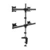 ADBWEKKF 13-27" General 4Screen Monitor Holder Desktop Clamping Base Screen Rotary Desktop Retractable Wall Mount view 3