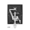 ADBWEKKF M202 Desktop 15-30 Inch Dual Monitor Holder Support Aluminum Full Motion Dual Arm Loading 16kgs with 40cm Stand Pole(Loading 1-8kgs) view 4