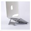 ADBWEKKF Portable Aluminum Alloy Laptop Holder Cooling Stand Foldable Ergonomic Tablet PC/Notebook/Smartphone Stand SAL05(Silver) view 3