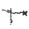 ADBWEKKF Desktop Clamping Full Motion 360 Degree 3-4-6 Monitors Holder 10"-27" LCD LED Monitor Mount Arm Loading 9.9kgs Each Head(4 Monitor Holder) view 3